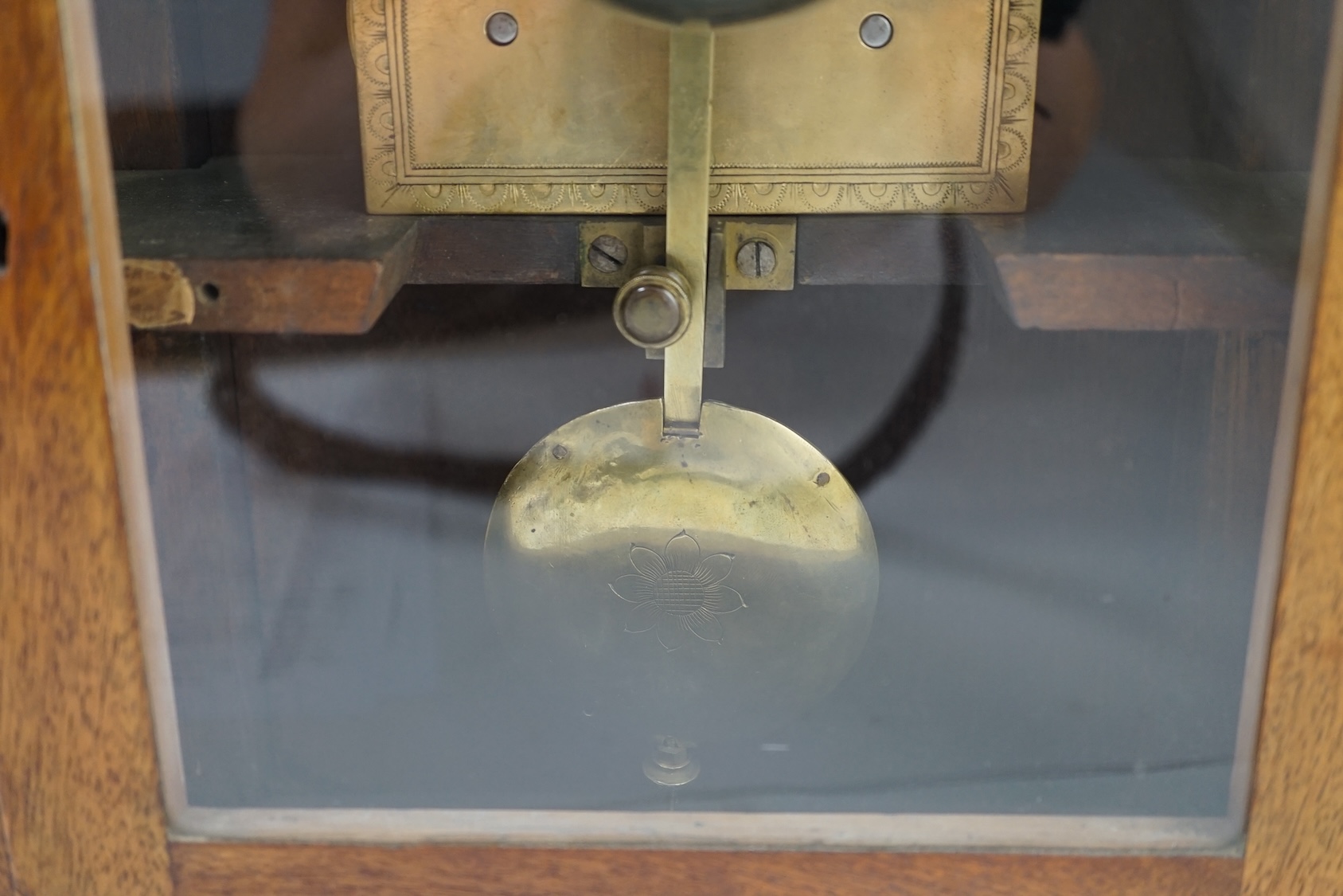 Samuel Marsh of London. A George III mahogany eight day bracket clock